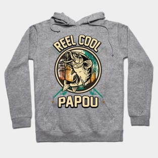 Reel Cool Papou Fishing Gift Hoodie